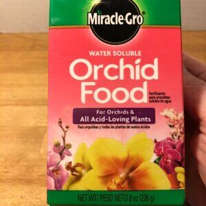 Miracle Gro Orchid Food For Orchids Water Soluble & All Acid-Loving Plants 8 oz.